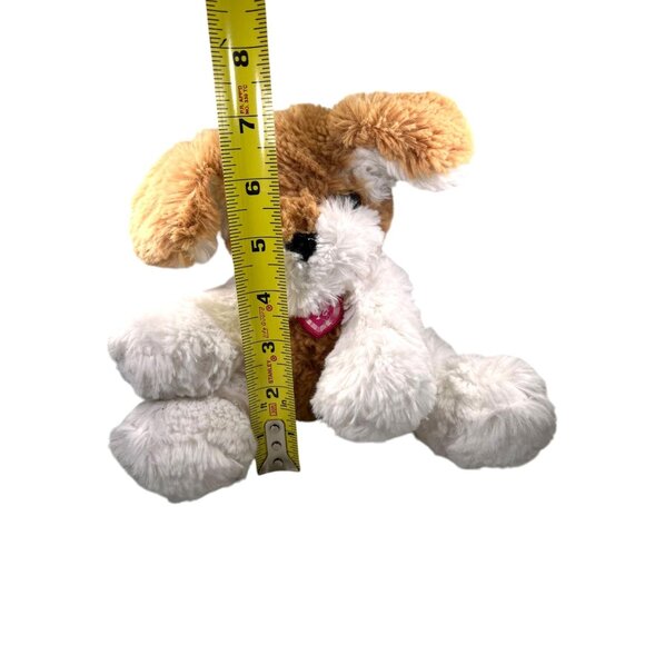 Barbie Animated Puppy Dog Stuffed Animal Pink Collar Plush Tan White 2012 WORKS - Picture 3 of 11
